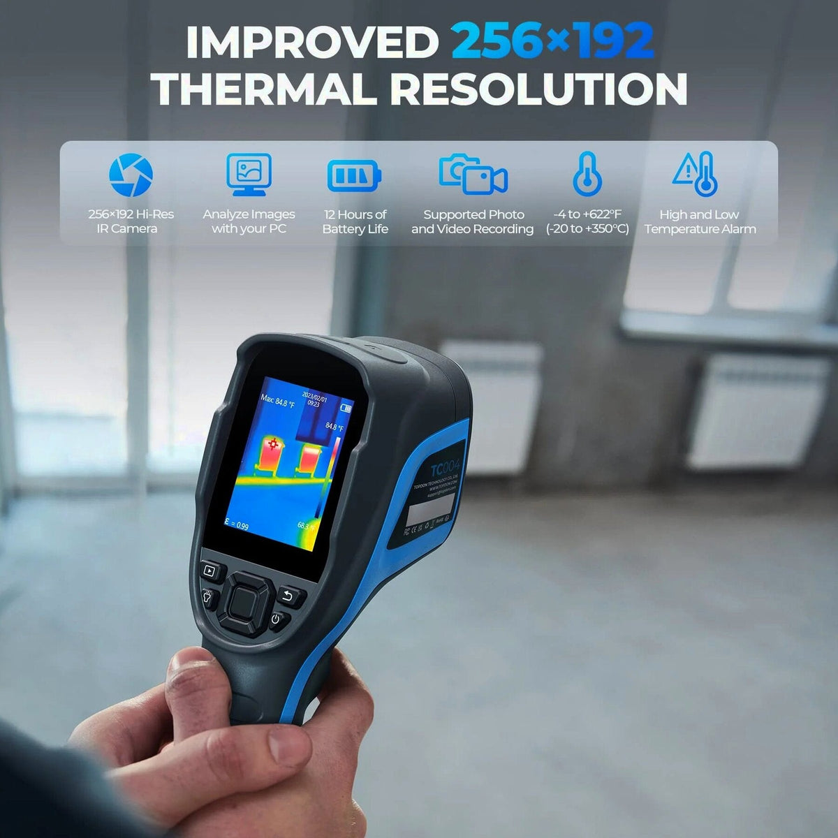 TOPDON 256 x 192 IR Thermal Imaging Camera - TC004