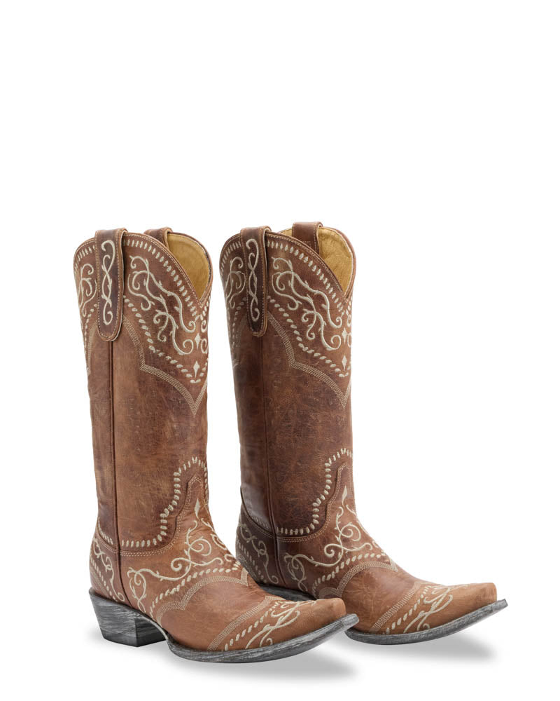Women's Embroidered Cowgirl Boots - Oryx - view 4