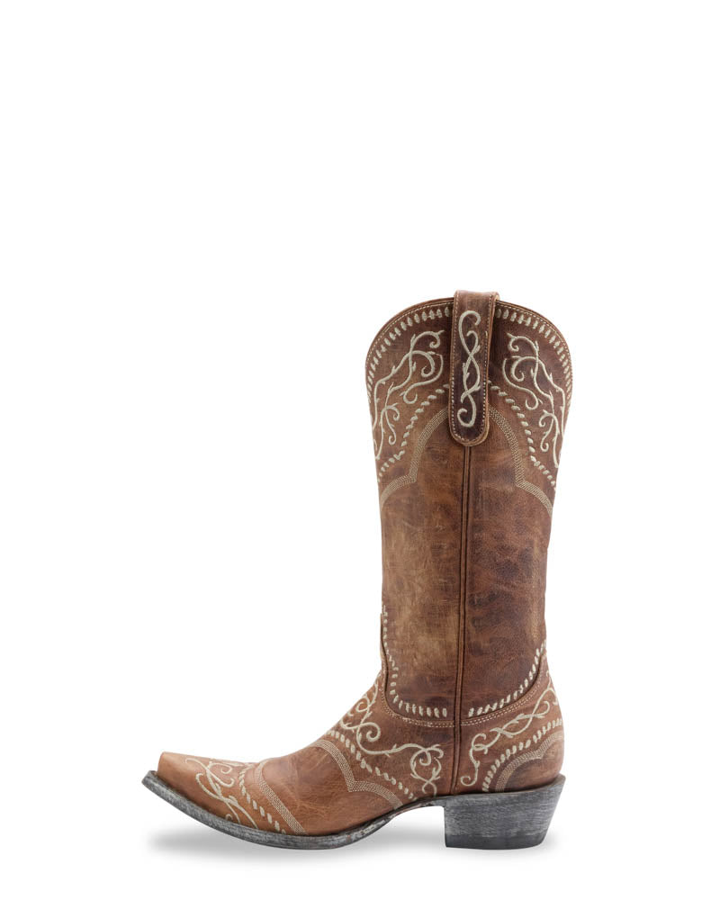 Women's Embroidered Cowgirl Boots - Oryx - view 7