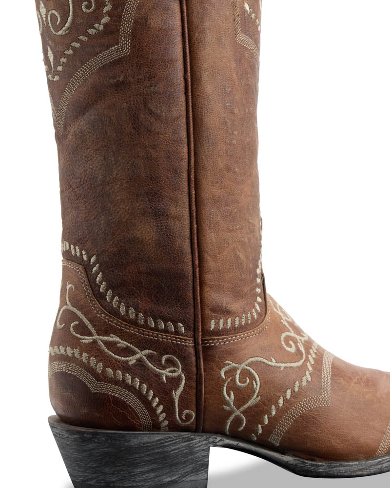 Women's Embroidered Cowgirl Boots - Oryx - view 10