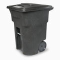 96 Gal. Trash Can With Quiet Wheels And Lid - ANA96-00BKS