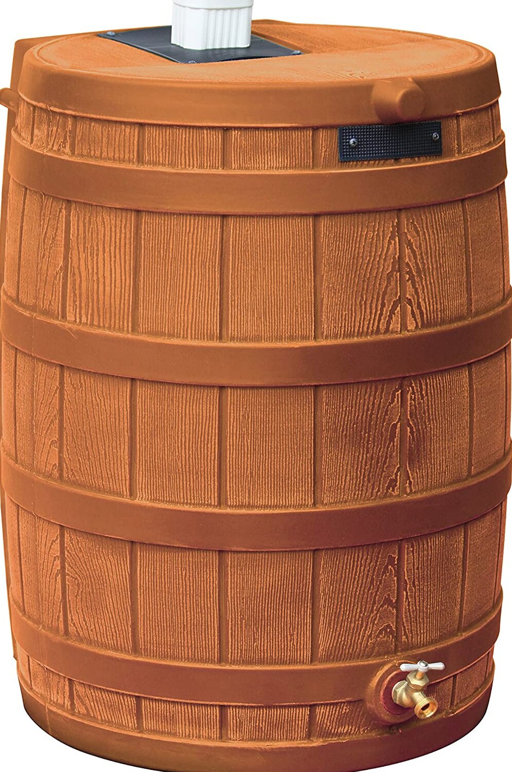 Good Ideas Rain Wizard 50 Gallon Plastic Outdoor Rain Barrel Water Storage Collector