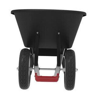 Husky Poly Dual Wheel Wheelbarrow 6 Cu. Ft. - Flat Free Tires