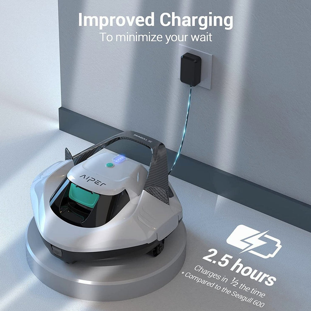 Aiper Cordless Robotic Pool Cleaner With Dual-Drive Motors - Seagull 600
