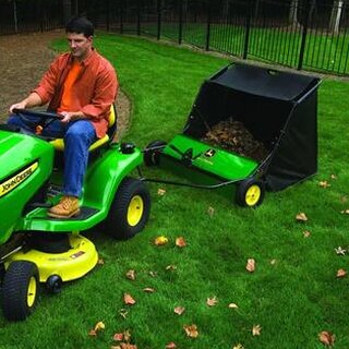 John Deere 42 in. 24 cu. ft. Tow-Behind Lawn Sweeper - STS-42JDC