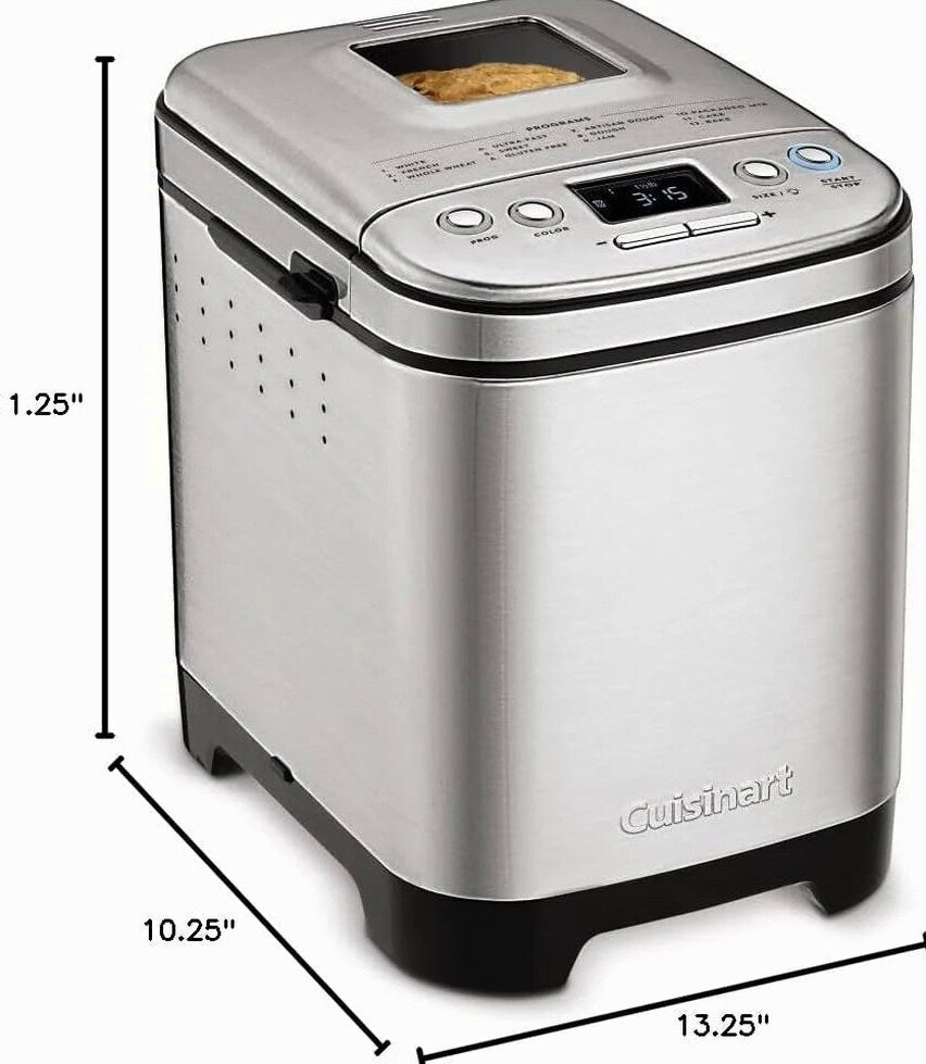 Cuisinart Compact Automatic Bread Maker Machine, Up To 2 lb Loaves
