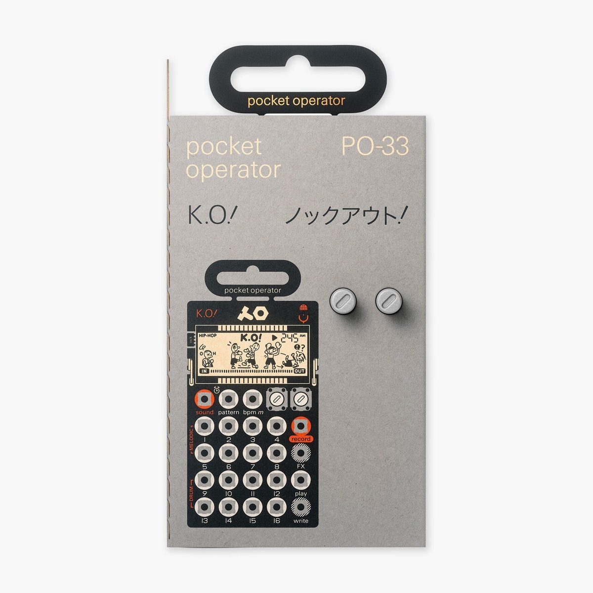 Teenage Engineering Pocket Operator Synthesizer - PO-33 K.O.