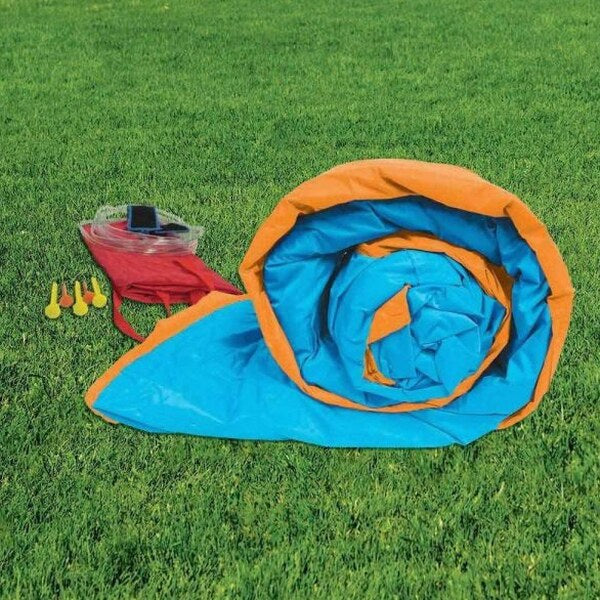 BANZAI Pipeline Twist Kids Inflatable Aqua Splash Park With Slides