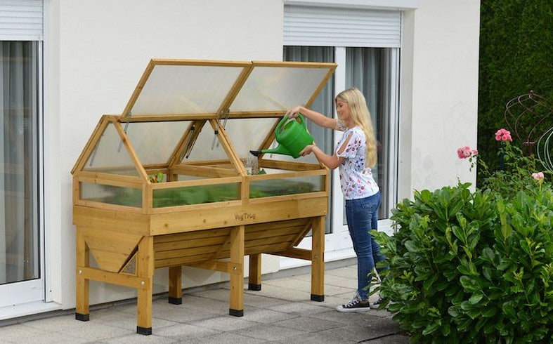 Elevated Outdoor Raised Garden Bed Planter Box 70 x 24 x 29 inch High