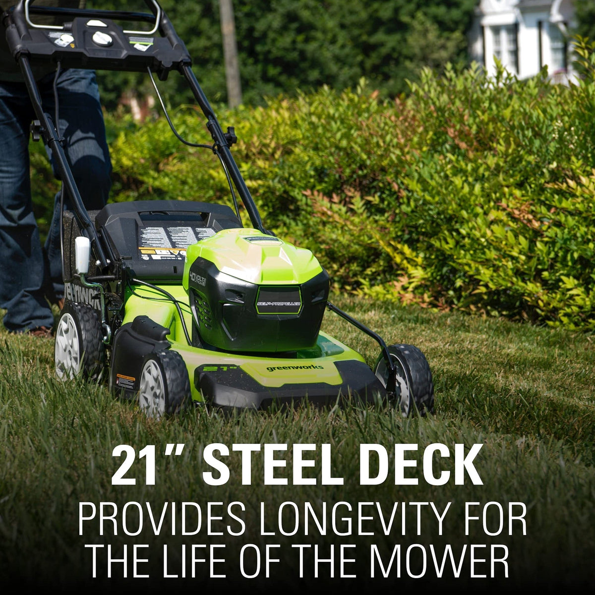 Greenworks 80V Cordless 21 in Self-Propelled Brushless Lawn Mower