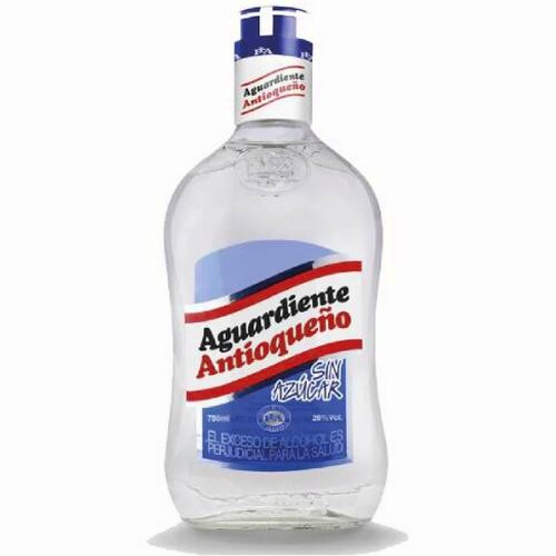 Antioqueno Sin Azucar Aguardiente 750ML