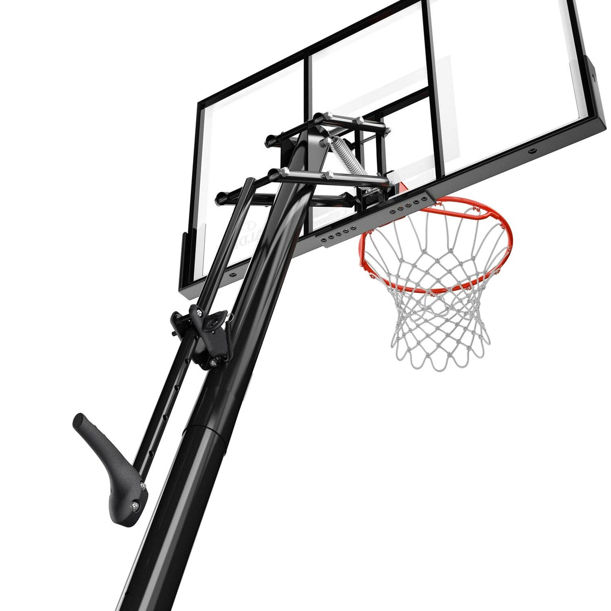 Spalding Portable Basketball Hoop System, 54 in Polycarbonate Backboard - Exacta Height