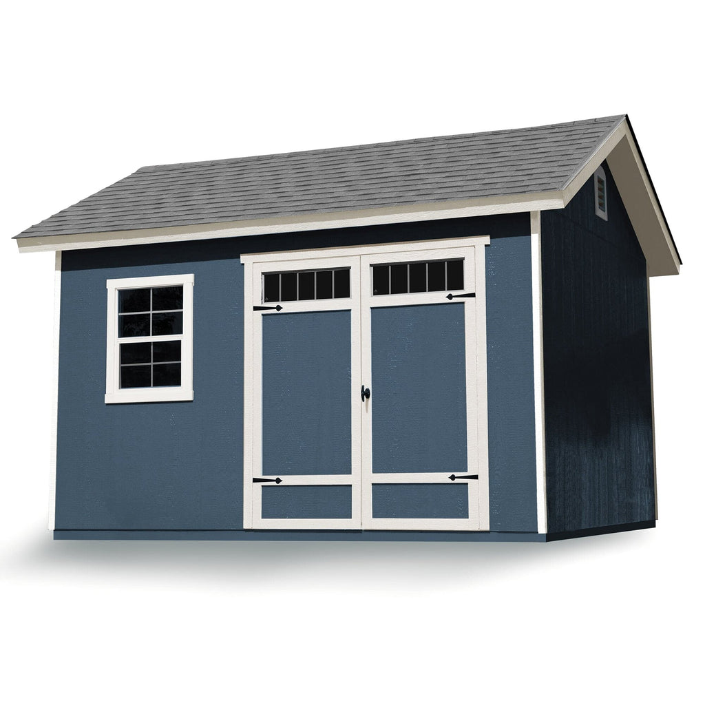 Handy Home Products Beachwood 10 ft. x 12 ft. Wood Storage Shed With Floor