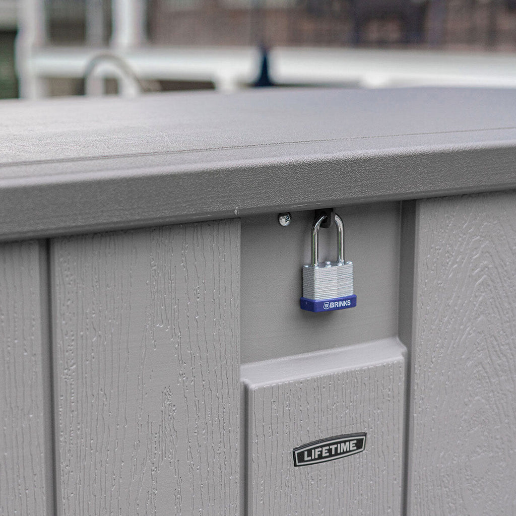 Lifetime Modern Outdoor Storage Deck Box 568 Litre Grey - 60384U