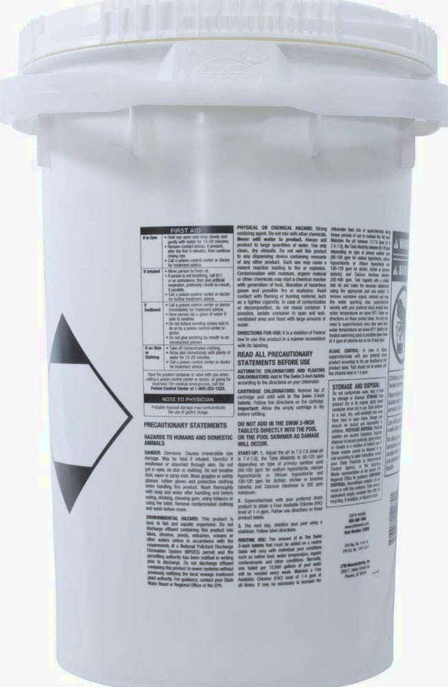 In The Swim 3 Inch Pool Chlorine Tablets 50 Lbs - C3050