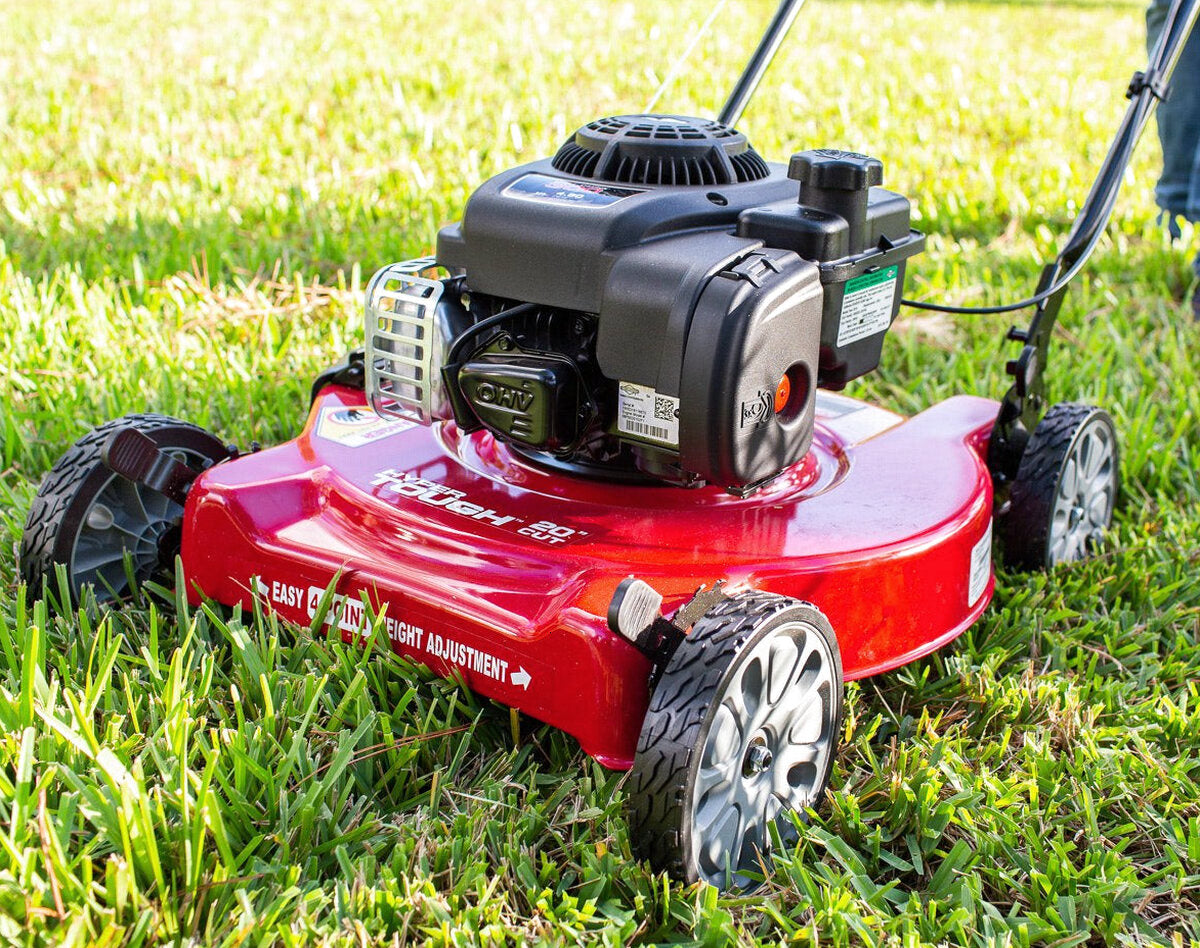 Hyper Tough 20-Inch 125cc Gas Push Lawn Mower With Briggs & Stratton Engine