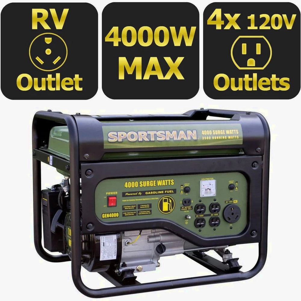 Sportsman Gasoline 4000W Portable Generator - GEN4000