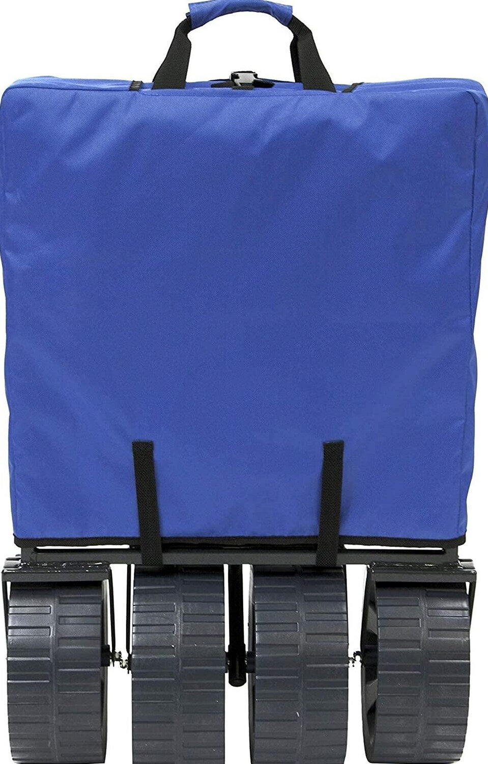 Mac Sports Heavy Duty Collapsible All Terrain Utility Beach Wagon Cart Blue/Black