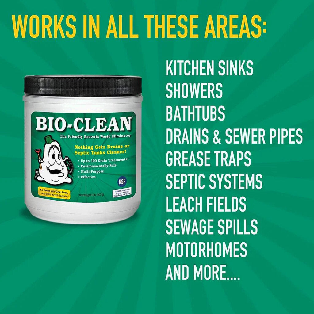 Bio-Clean Natural Drain Cleaner 2 lb Canister