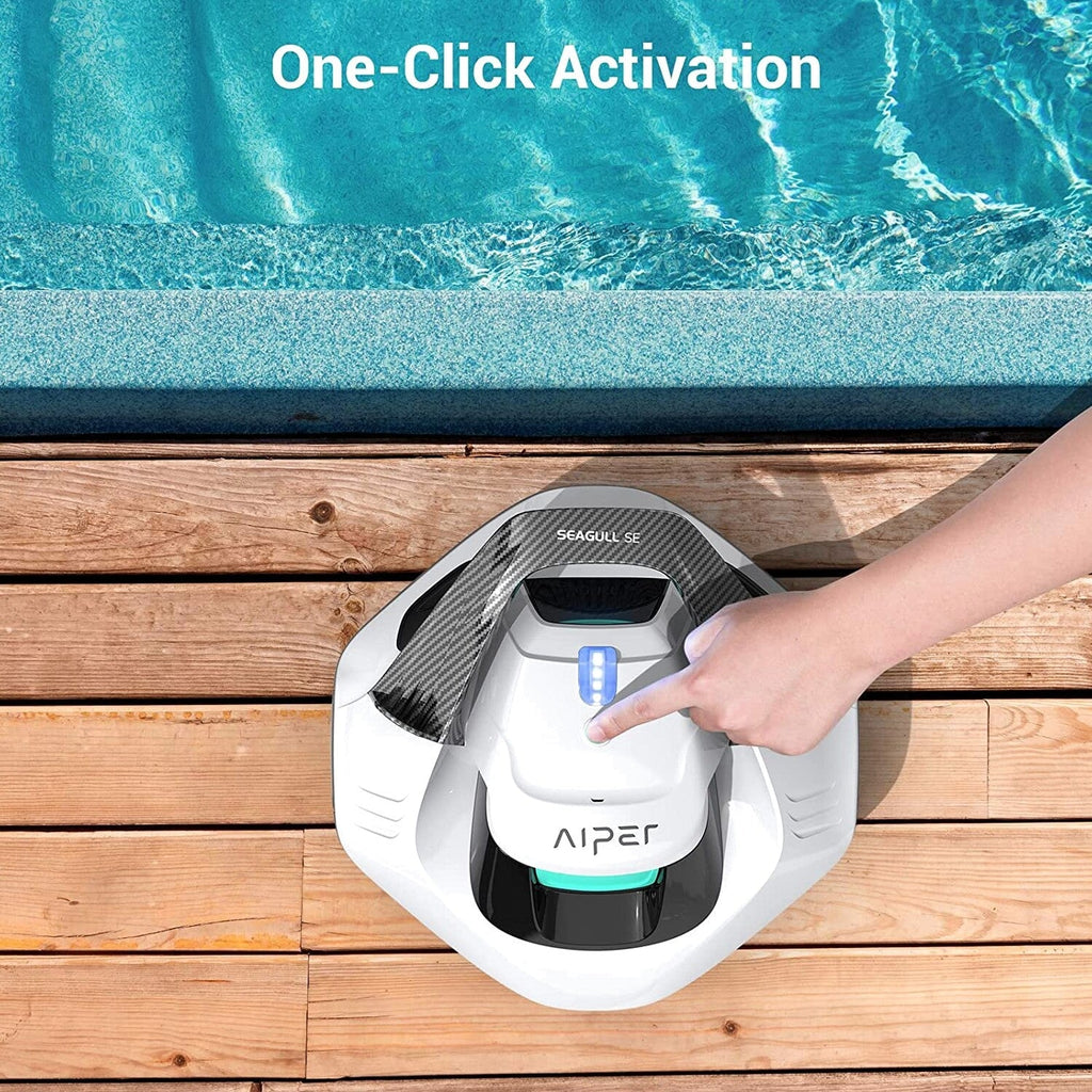 Aiper Cordless Robotic Pool Cleaner With Dual-Drive Motors - Seagull 600