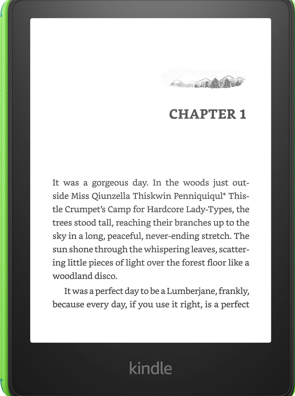 Amazon Kindle Paperwhite Kids E-Reader 6.8in Display, 16GB, Emerald Forest - 2022 2023