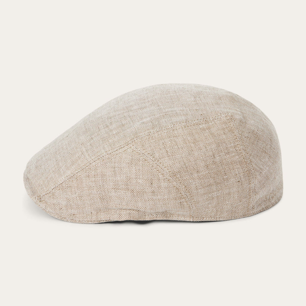 Herringbone Linen Ivy Cap
