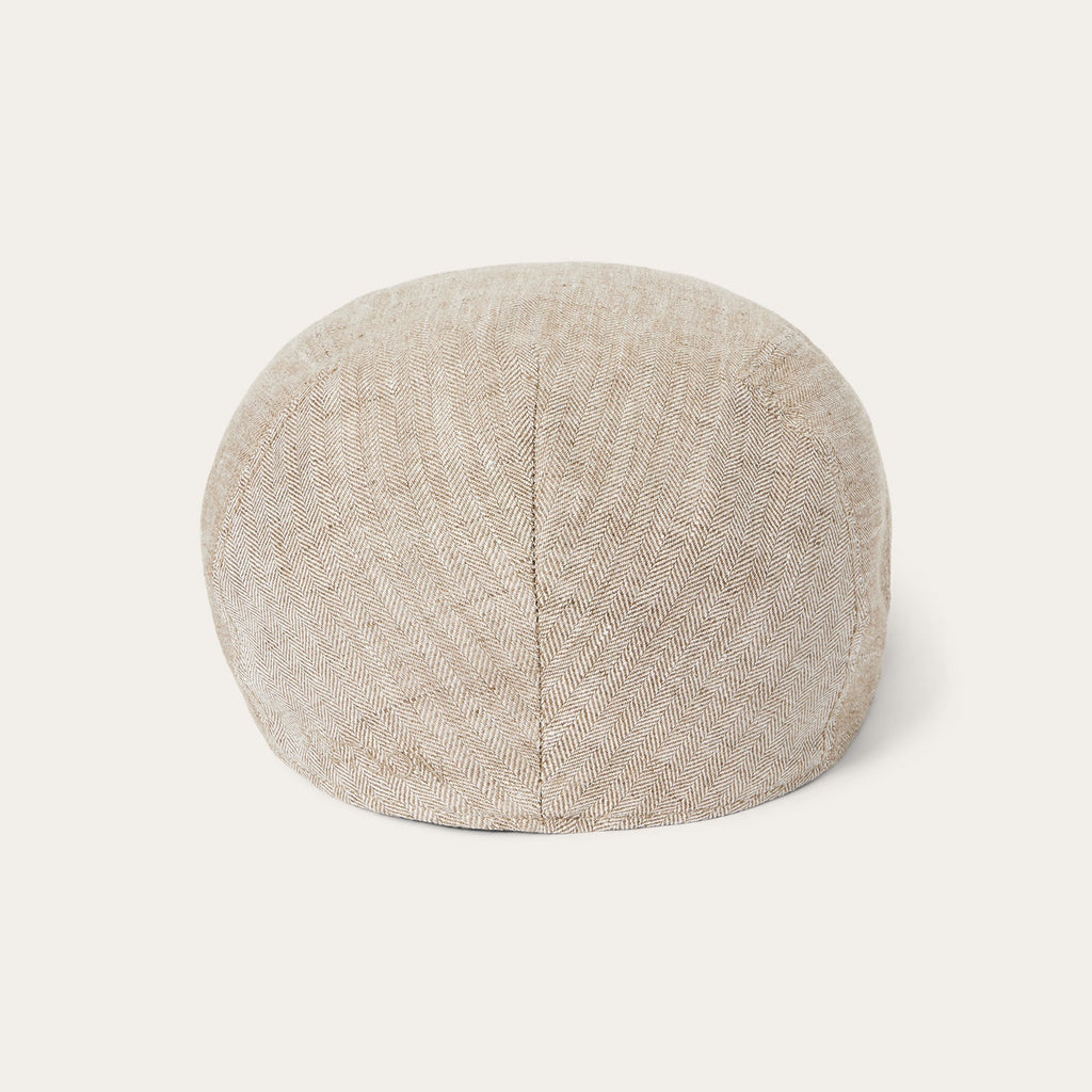 Herringbone Linen Ivy Cap