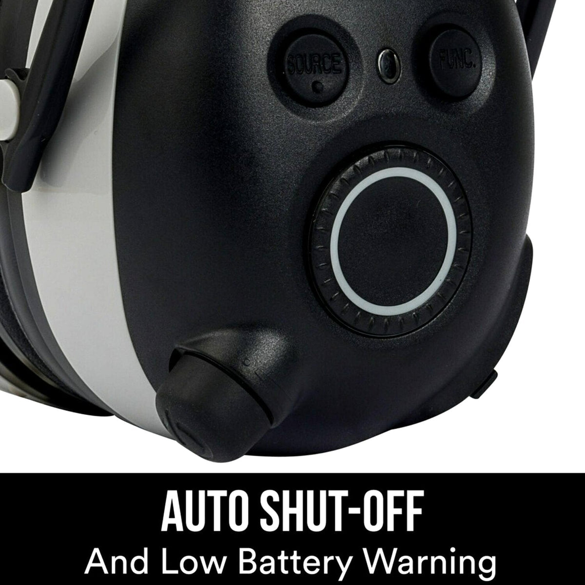 3M WorkTunes Connect AM/FM Hearing Protector With Bluetooth Technology, Black, 1 Pack - 90542H1-DC-PS