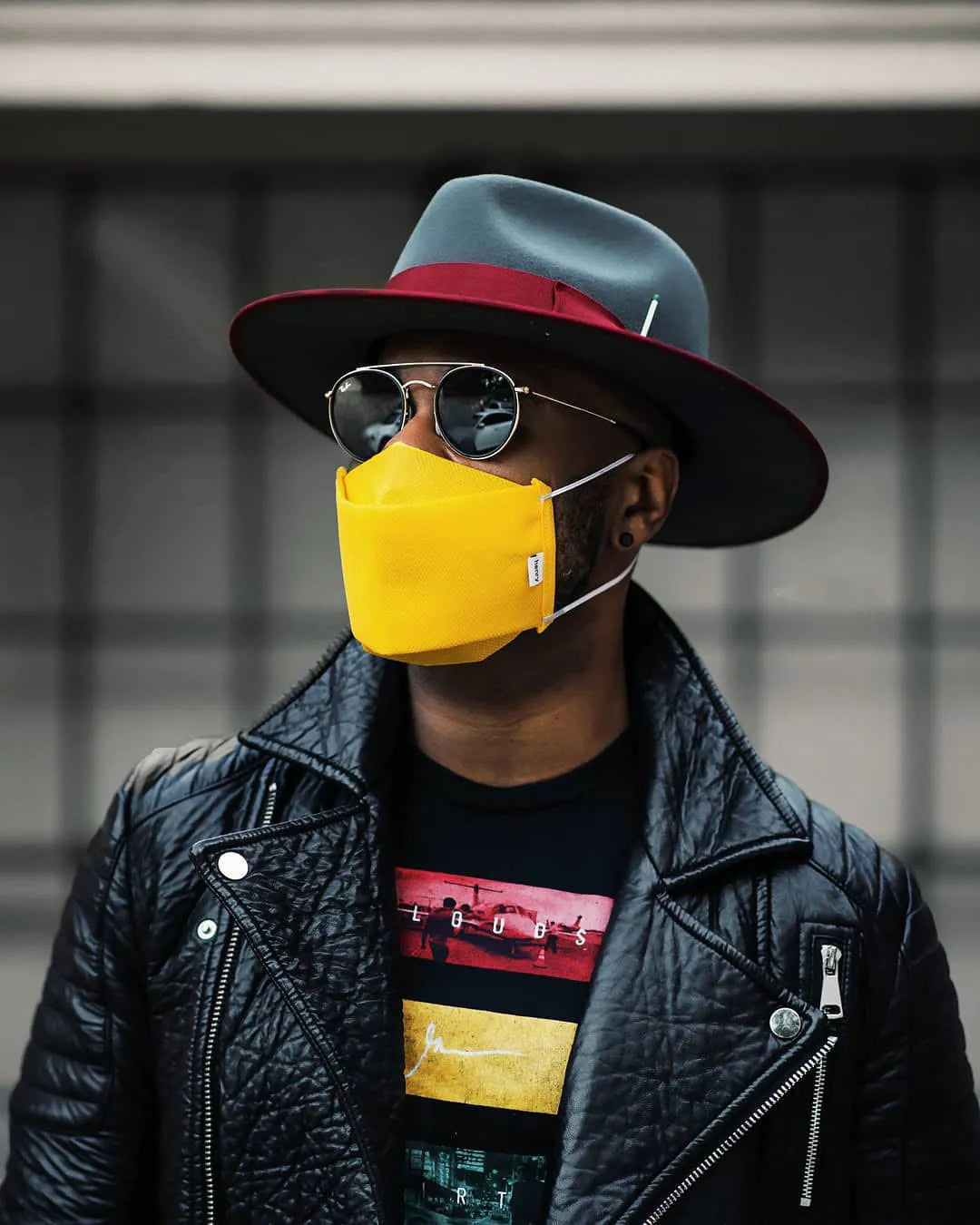 Eerguson Fedora - Slate+Burgundy