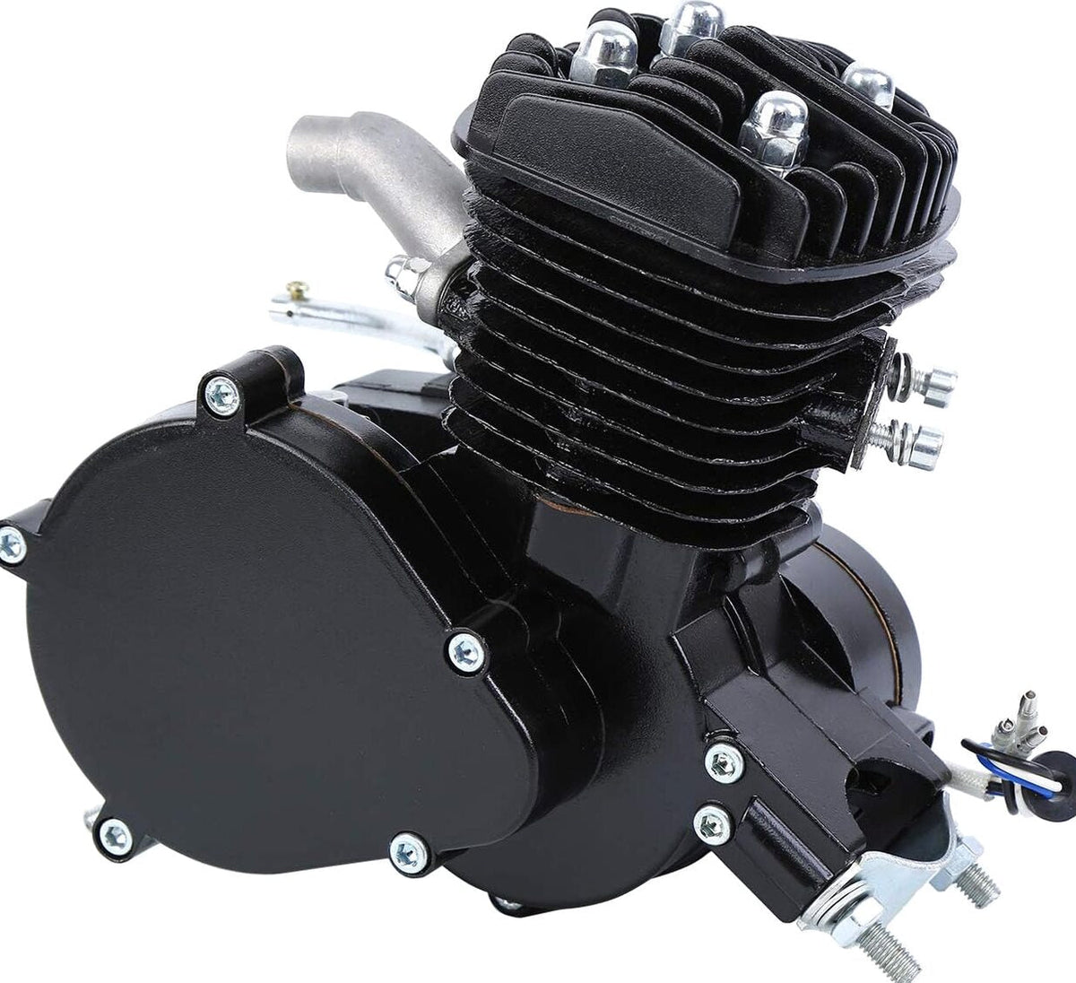 Sange 50cc 2-Stroke Petrol Motor Conversion Kit For 26 Inch And 28 Inch Bikes - Black, Air-Cooled