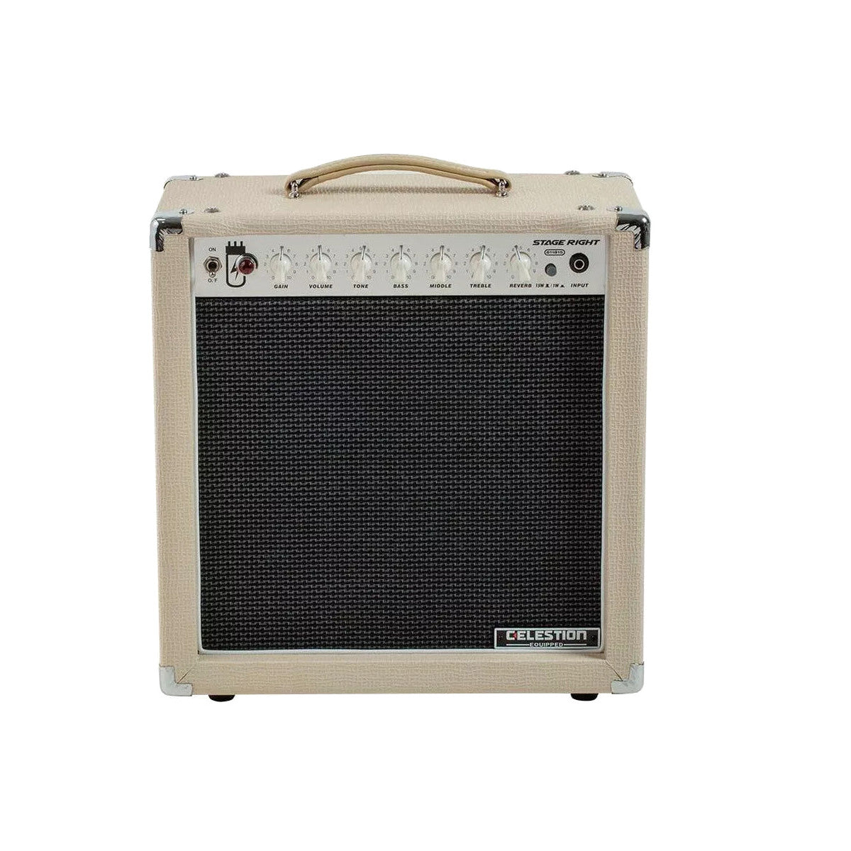 Stage Right By Monoprice 15-Watt 1x12 Guitar Combo Tube Amplifier With Celestion Speaker And Spring Reverb - 611815