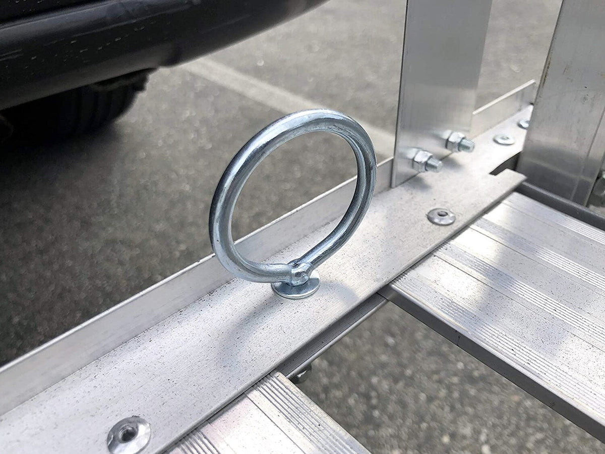 Aluminum Hitch Mount Cargo Carrier With 47 Inch Long Ramp, 1 Pack - 80779