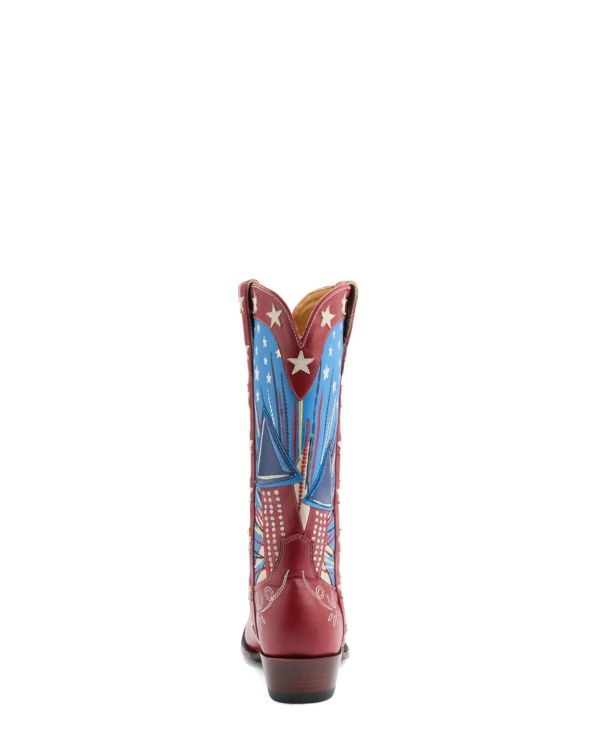 Women's Star Cowgirl Boots - Blue/Red - view 8