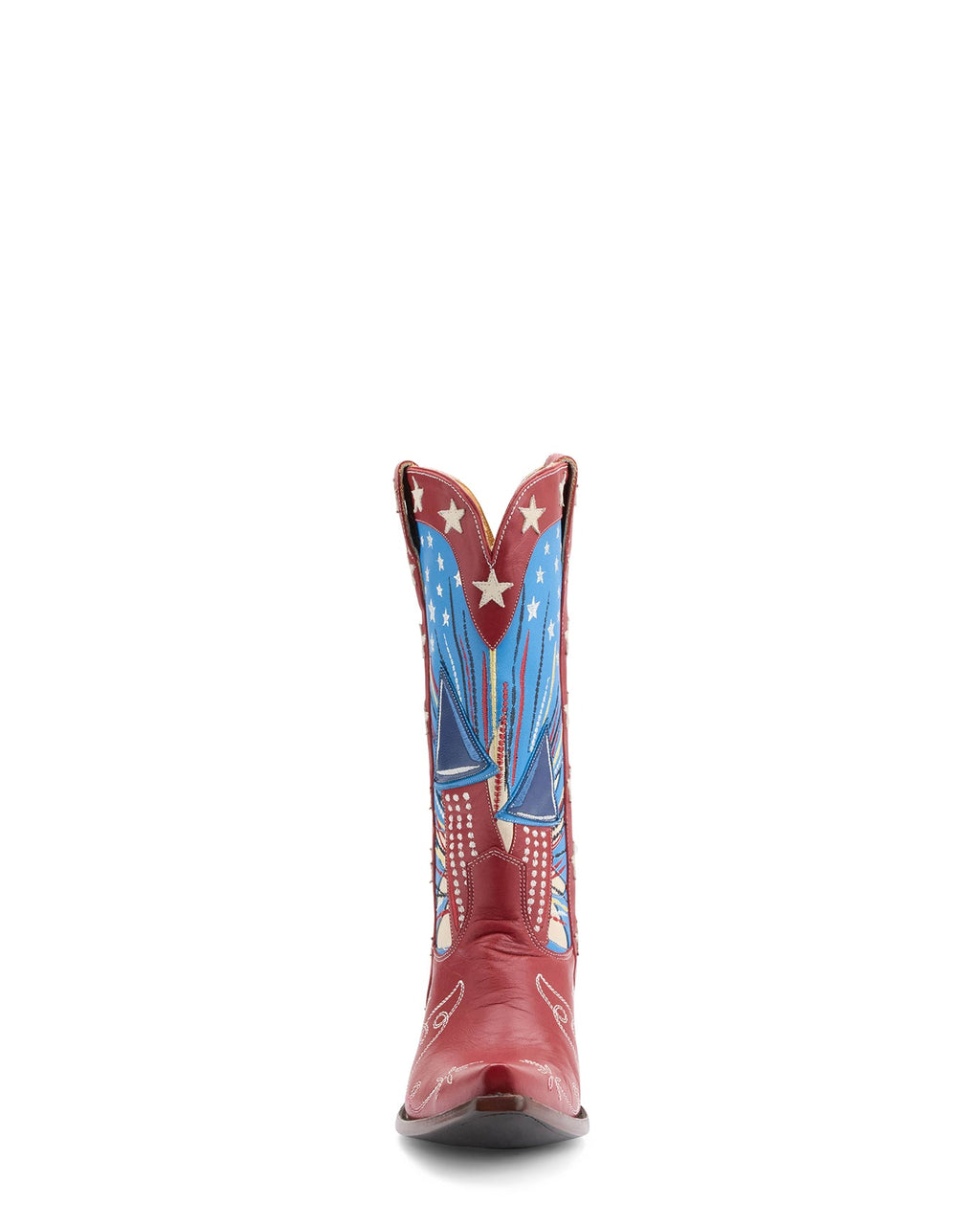 Women's Star Cowgirl Boots - Blue/Red - view 6