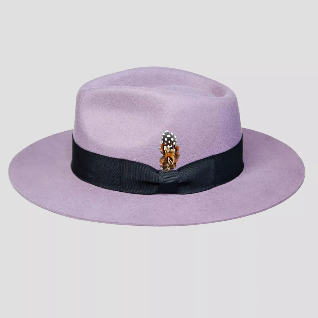 Ferguson Fedora - Lavender+Black