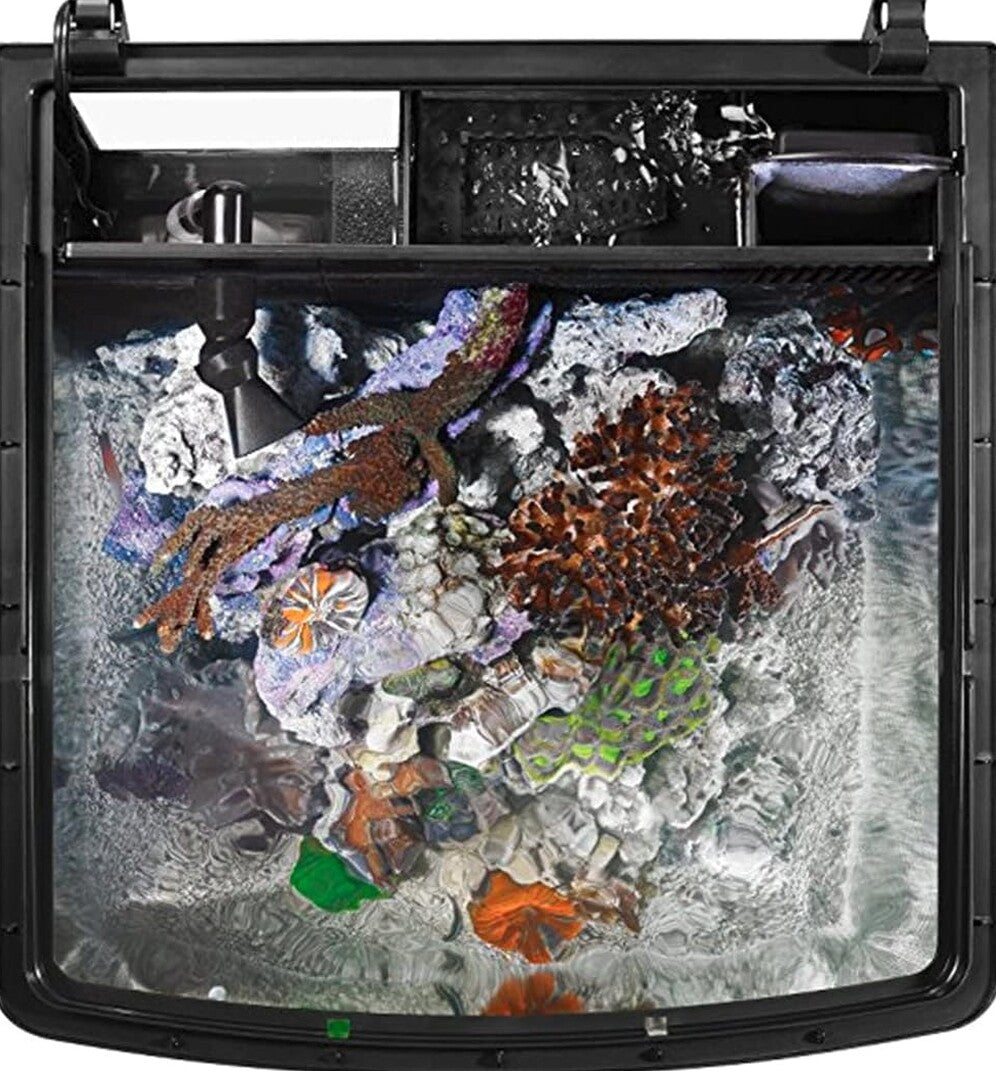BIOCUBE LED Aquarium Tank And Stand Kit, 32 Gallon, Blue/White