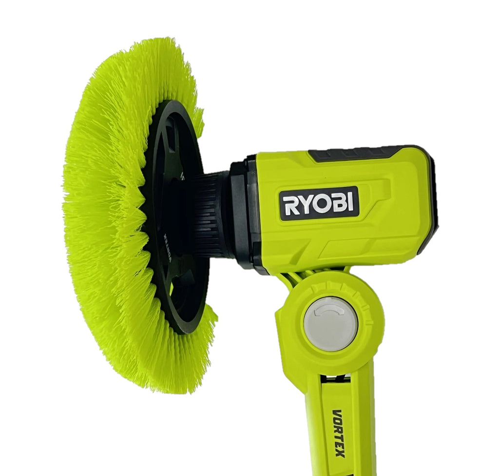 RYOBI ONE+ 18V Cordless Telescoping Power Scrubber Kit With Battery And Charger - P4500