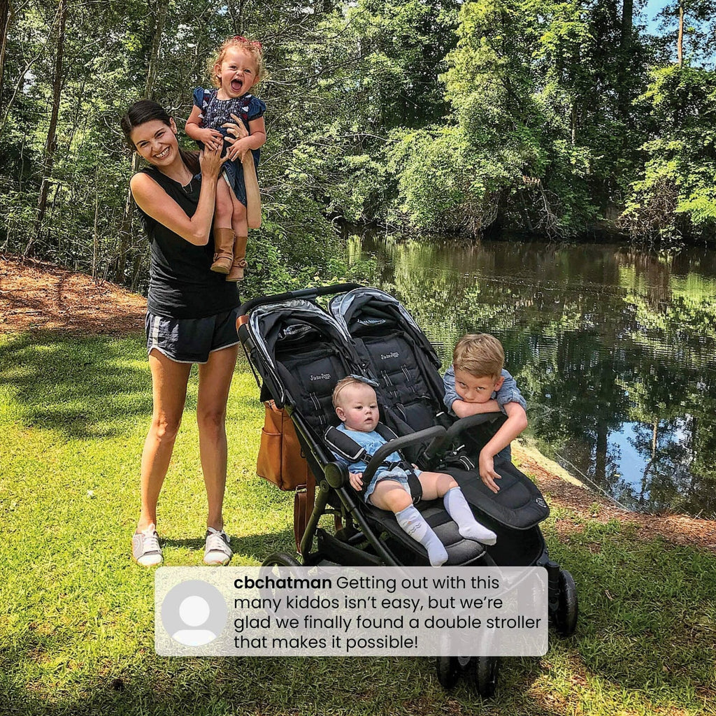 Jeep Destination Ultralight Side x Side Double Stroller - 40 lb Per Seat