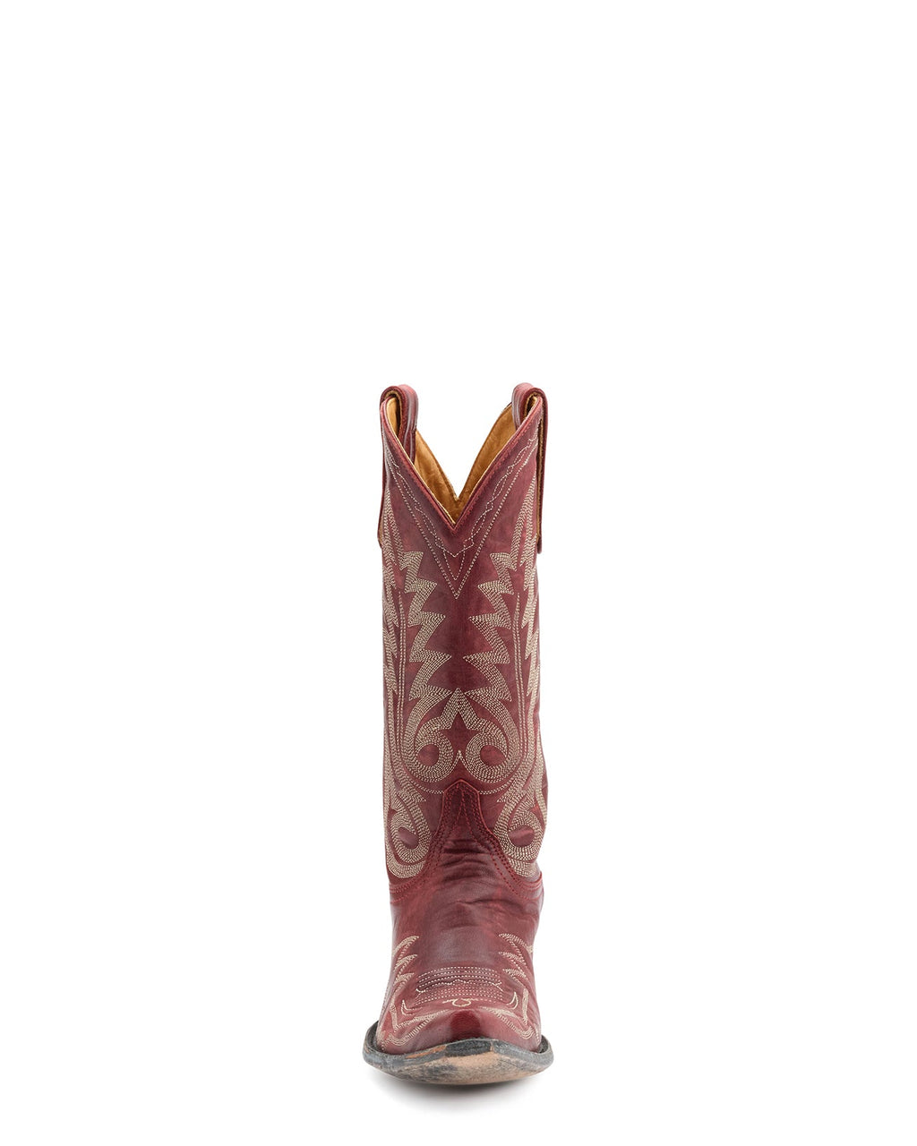 Women's Lace Embroidered Cowgirl Boots - Red - view 6