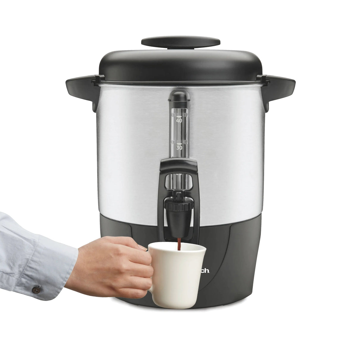 Hamilton Beach 40 Cup Coffee Urn With One-Hand Dispenser - 40514