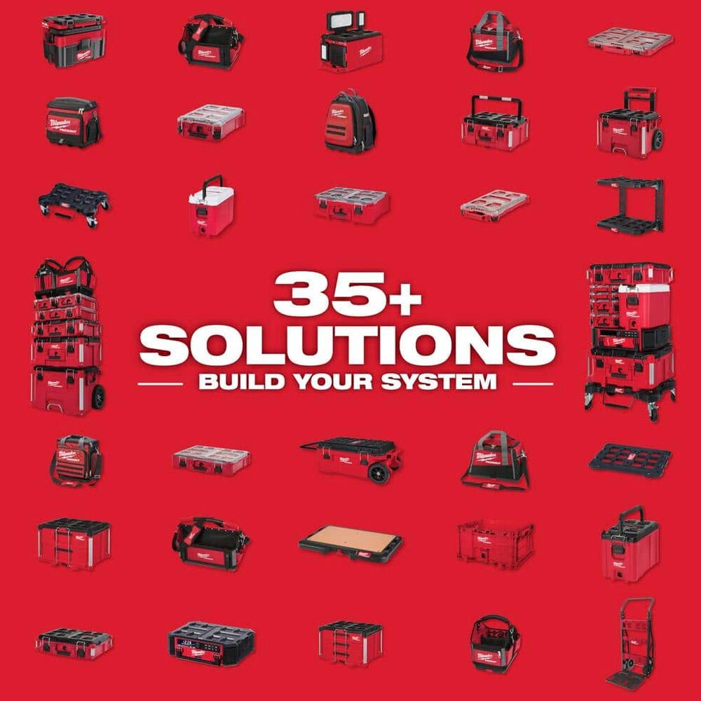 Milwaukee Packout 22 in. Rolling, Large And Medium Tool Box Set - 8426-8425-8424