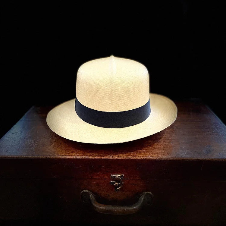 Ecuador imported senior Panama straw hat - Montecristi Colonial