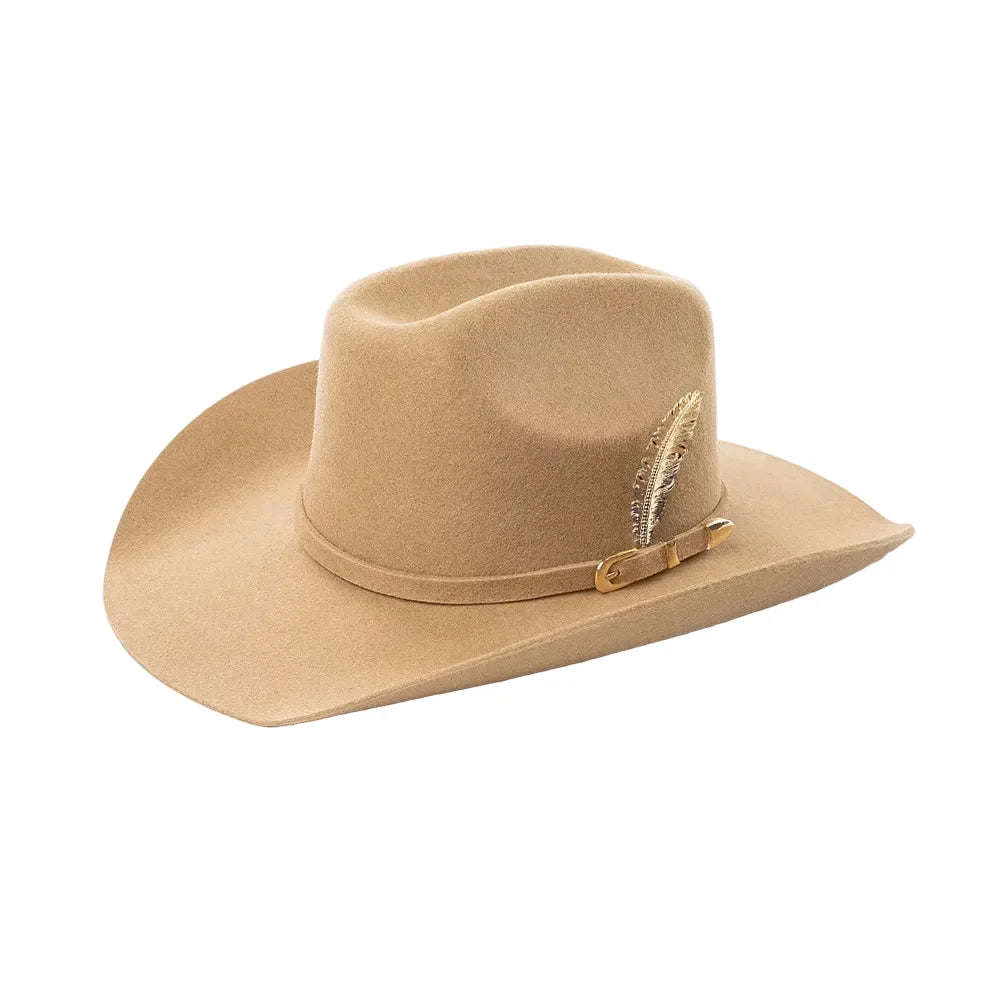 Albuquerque Wool Feather Western Cowboy Hat