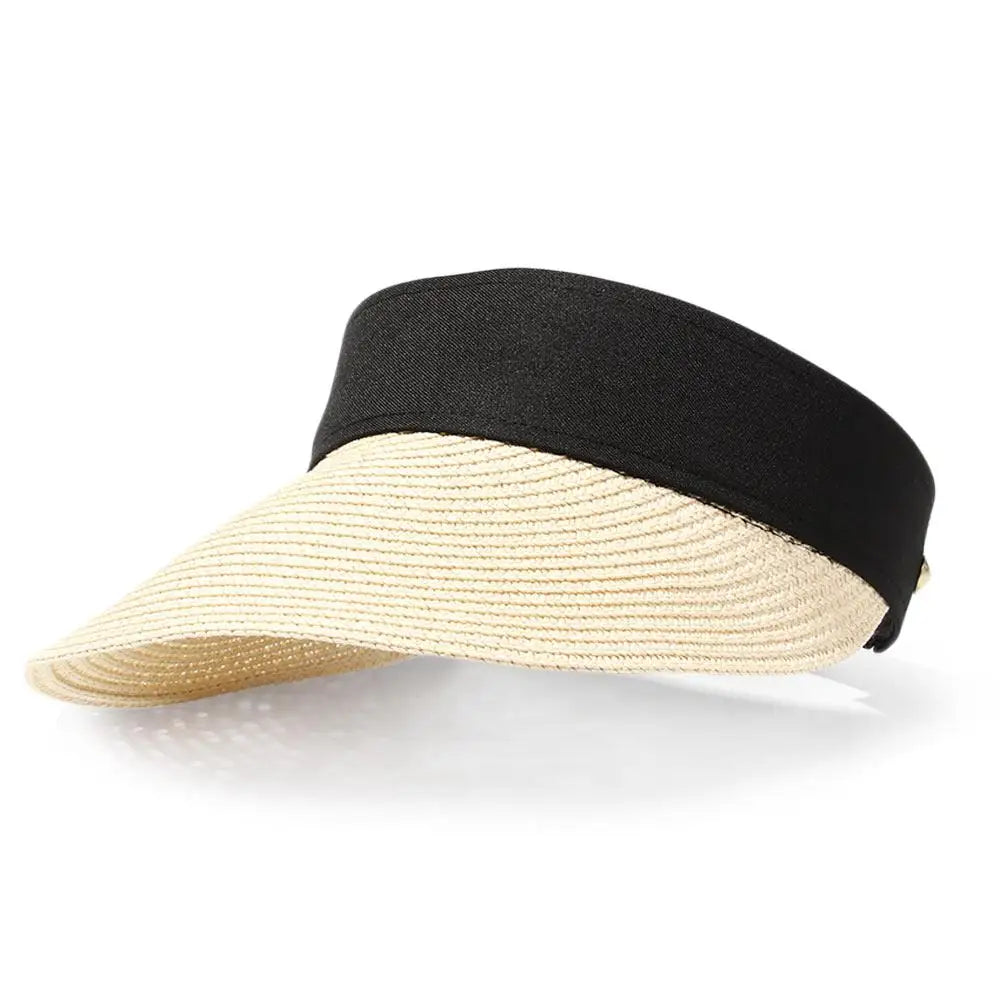 Aruba Summer Straw Long Visor