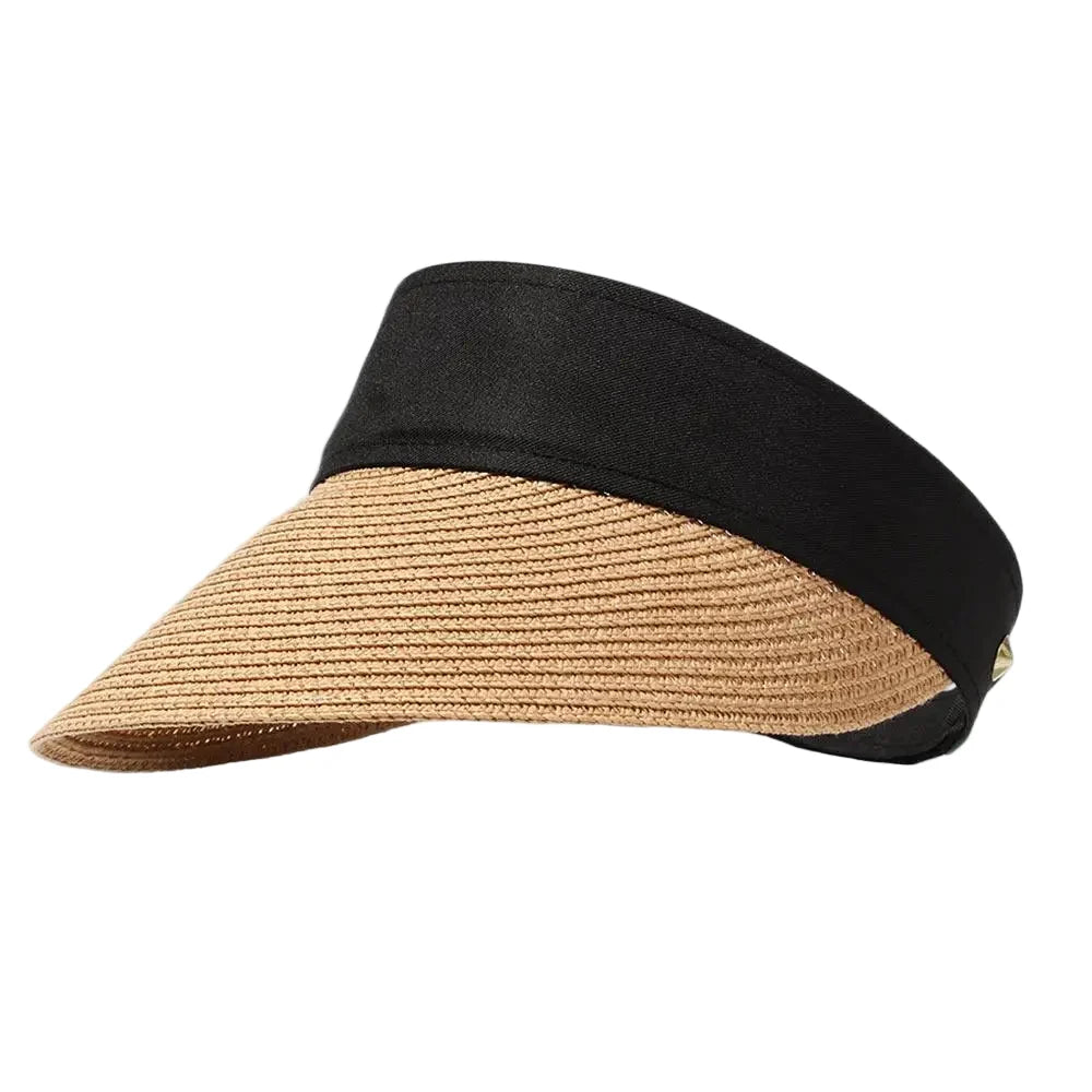 Aruba Summer Straw Long Visor