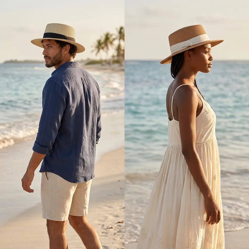 Belo Horizonte Summer Straw Porkpie Hat