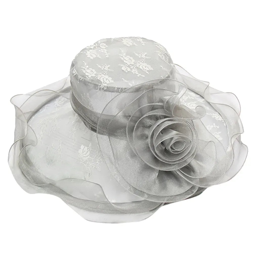 Cardiff Derby Floral Organza Fascinator