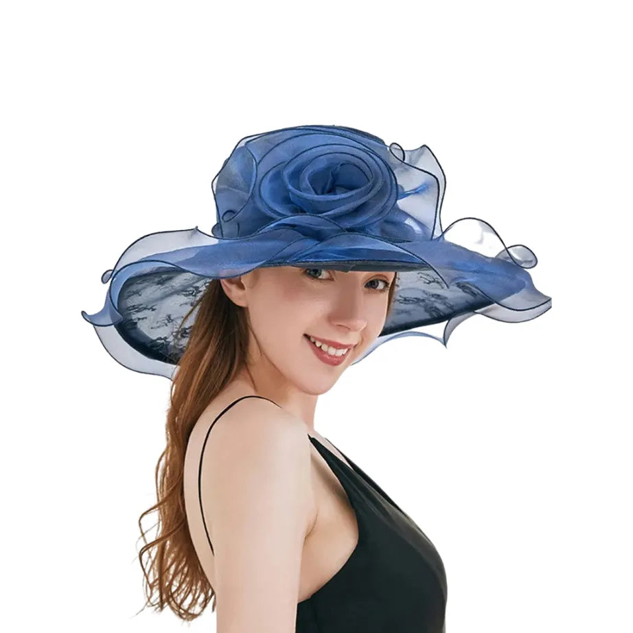 Cardiff Derby Floral Organza Fascinator