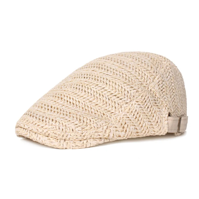 Da Souza Summer Straw Flat Cap