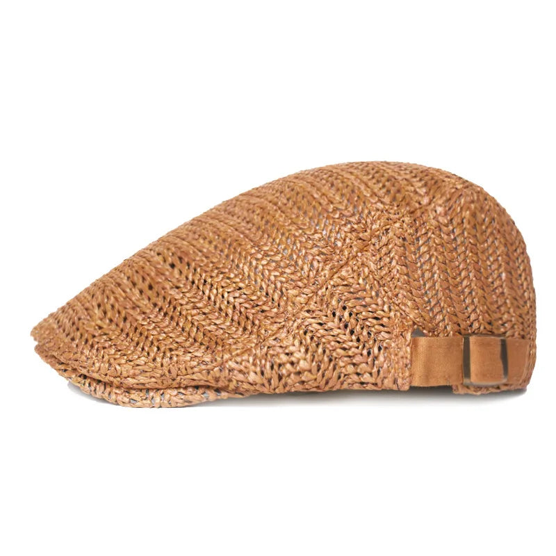 Da Souza Summer Straw Flat Cap